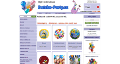 Desktop Screenshot of detska-party.cz